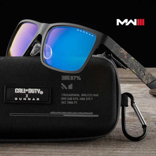 GUNNAR نظارات غونار المميزة للألعاب - إصدار COD UAV - نظارات حجب الضوء الأزرق للألعاب والكمبيوتر بتقنية العدسات الحاصلة على براءة اختراع - Image 4