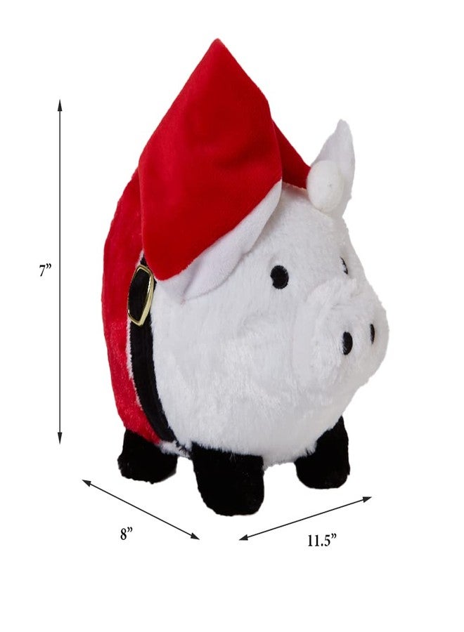 RALME Santa Claus Christmas Plush Piggy Bank for Kids, Stuffed Animal Coin Bank - Image 2