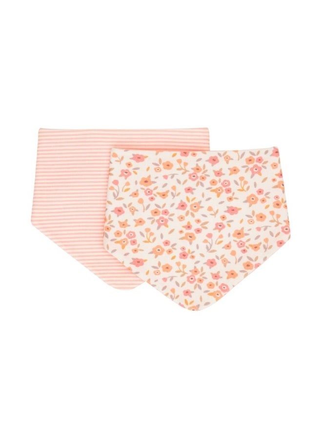 All4Ella Bandana Bibs 2 Pack - Floral Bouquet - Image 1
