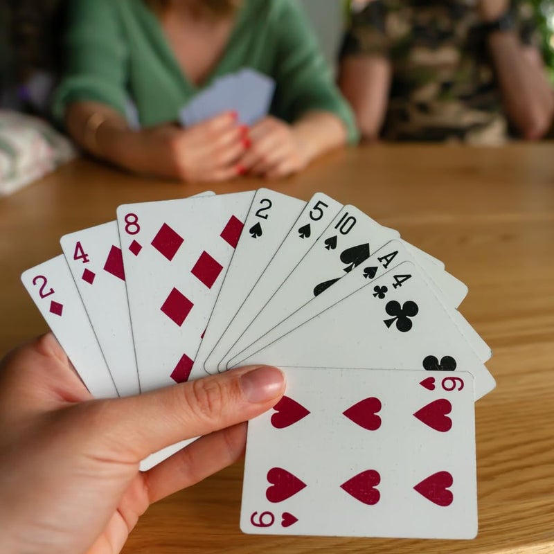 KARBD Playing Cards Deck Standard Bridge Size Plastic Laminated Coating Cards Traditional Rummy Game Playing Cards with Box for Kids & Adults - Aesthetic Multicolour, Pack of 1 - Image 3