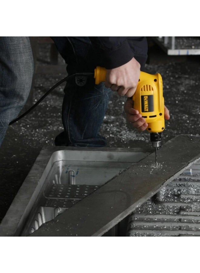 ديوالت دريل كهرباء DEWALT DWD010 احترافي قدرة 380 واط ظرف 6.5 مم سرعة متغيرة بتصميم مدمج خفيف للحفر الدقيق في الخشب والمعادن وأعمال الصيانة - Image 2