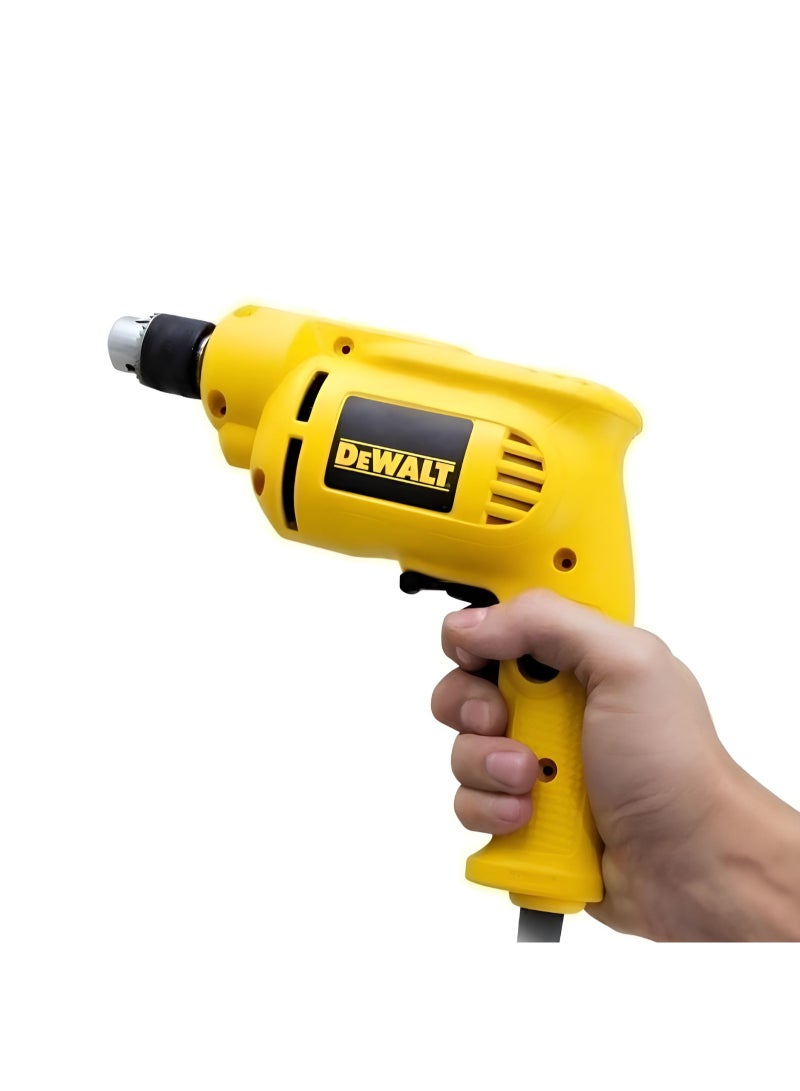 ديوالت دريل كهرباء DEWALT DWD010 احترافي قدرة 380 واط ظرف 6.5 مم سرعة متغيرة بتصميم مدمج خفيف للحفر الدقيق في الخشب والمعادن وأعمال الصيانة - Image 4