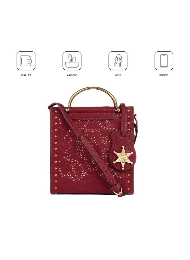 Hidesign حقيبة جلدية نسائية من هايدساين - مارسالا، بني - Image 5