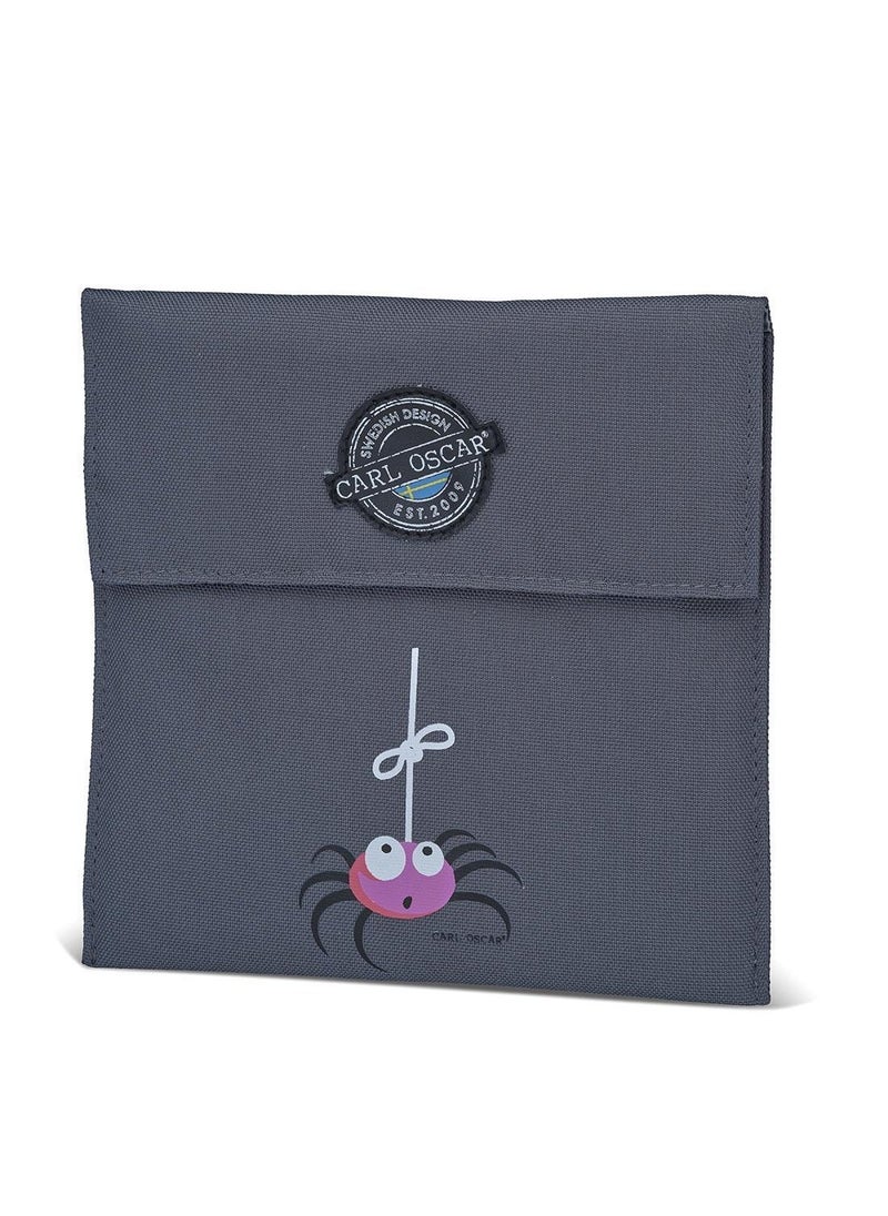 Carl Oscar Sweden Pack N' Snack™ Sandwich Bag - Grey - Image 1