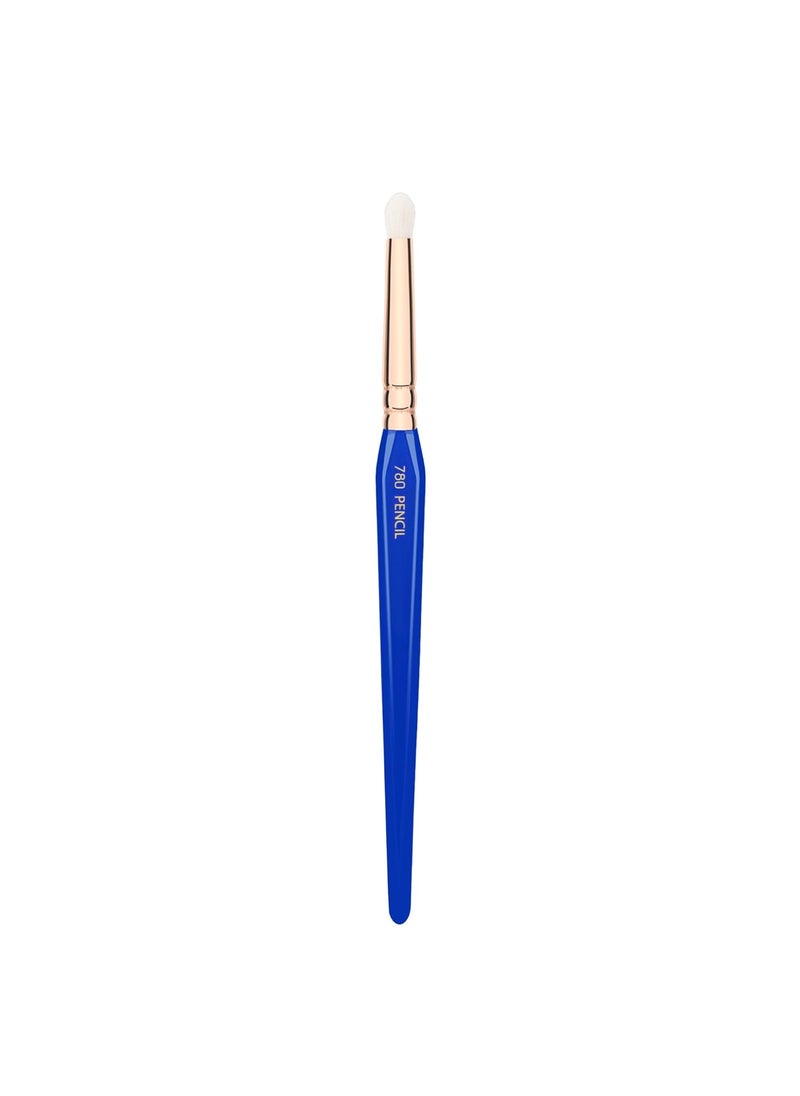 Bdellium Tools Bdellium Tools Professional Makeup Brush - Golden Triangle 780 Pencil - With All Vegan and Soft Synthetic Fibers, For Blending Eye Makeup (Blue, 1pc) 