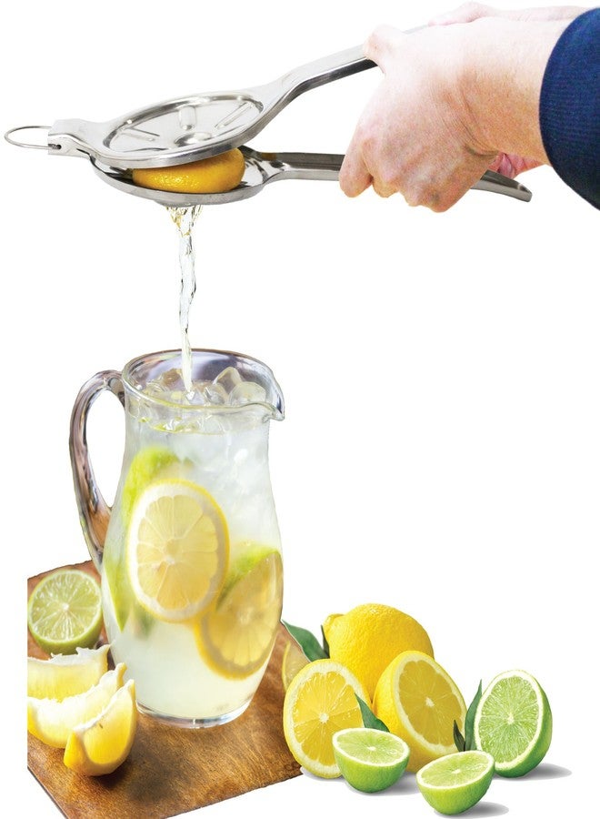 EcoJeannie Jumbo Size FLAT PRESS 100% Stainless Steel Lemon Squeezer, LS0003 - Image 4
