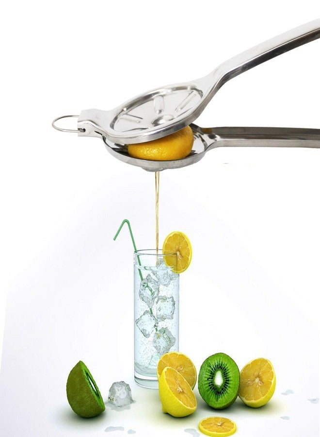 EcoJeannie Jumbo Size FLAT PRESS 100% Stainless Steel Lemon Squeezer, LS0003 - Image 5