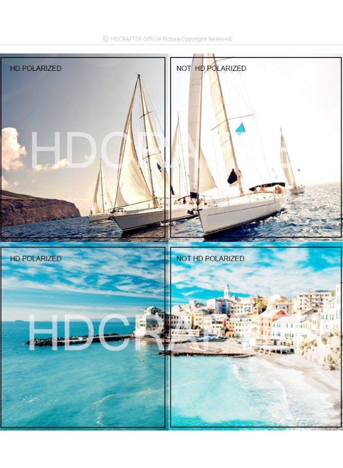 HDCRAFTER Polarized Color Film Men's Aluminum-Magnesium Sunglasses for Sports, Driving, and Cycling - Image 4