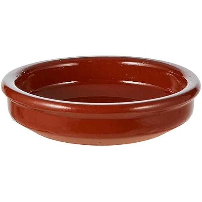 rayihni Brown Clay Round Deep Plate 10 Cm - Image 1