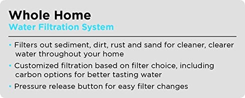 EcoPure EPW2 Whole Home Water Filtration System – Municipal & Well Water – Reduces Sediment, Rust, Dirt & Chlorine Taste & Odor – Includes Mounting Bracket, Pressure Release Button & Sump Wrench - Image 5