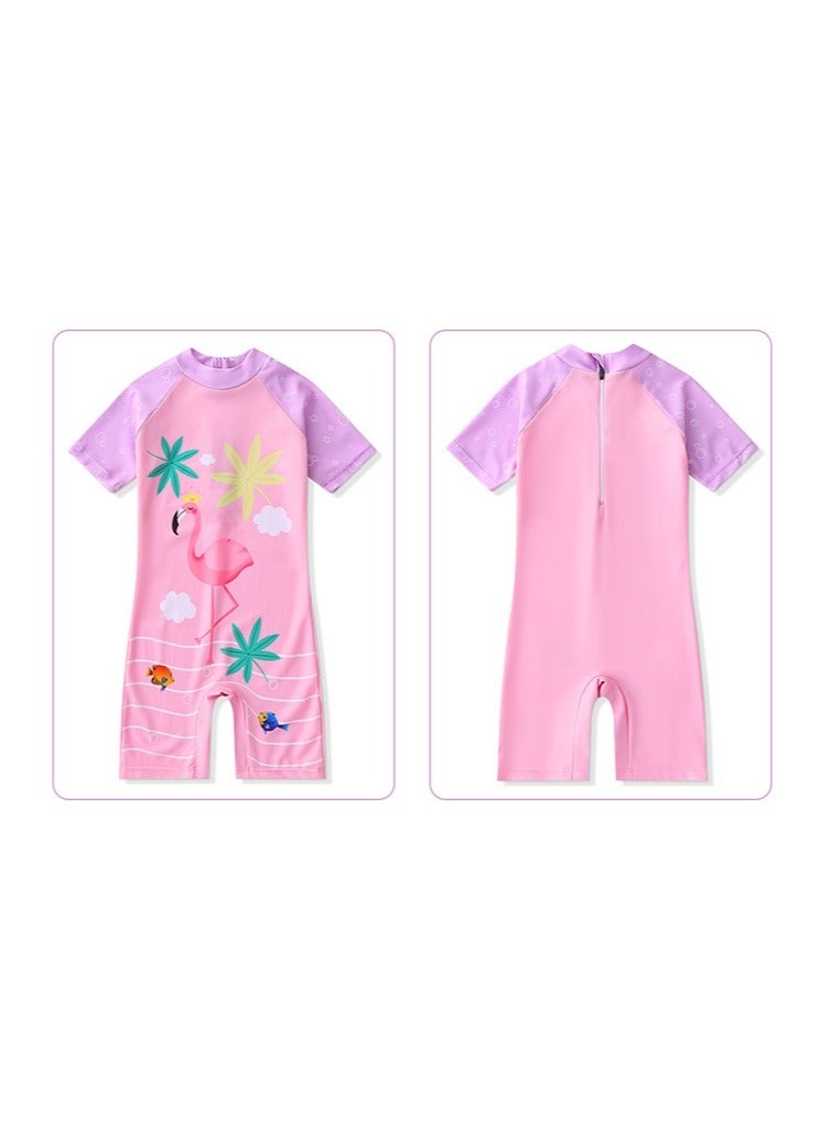 YD Long Sleeved Beach Sunscreen Children's One Piece Swimsuit - Image 2