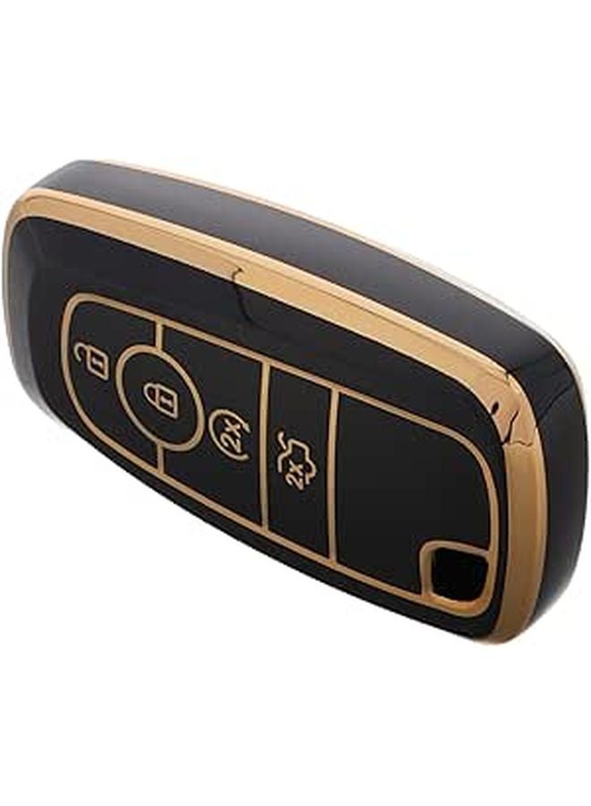 Soft TPU Car Key Fob Protector Case Compatible with Ford 4 5 Button Models Anti Scratch Cover - Image 1
