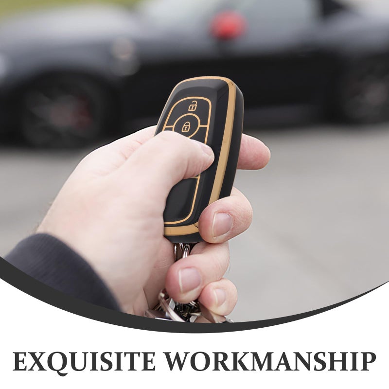 Soft TPU Car Key Fob Protector Case Compatible with Ford 4 5 Button Models Anti Scratch Cover - Image 4