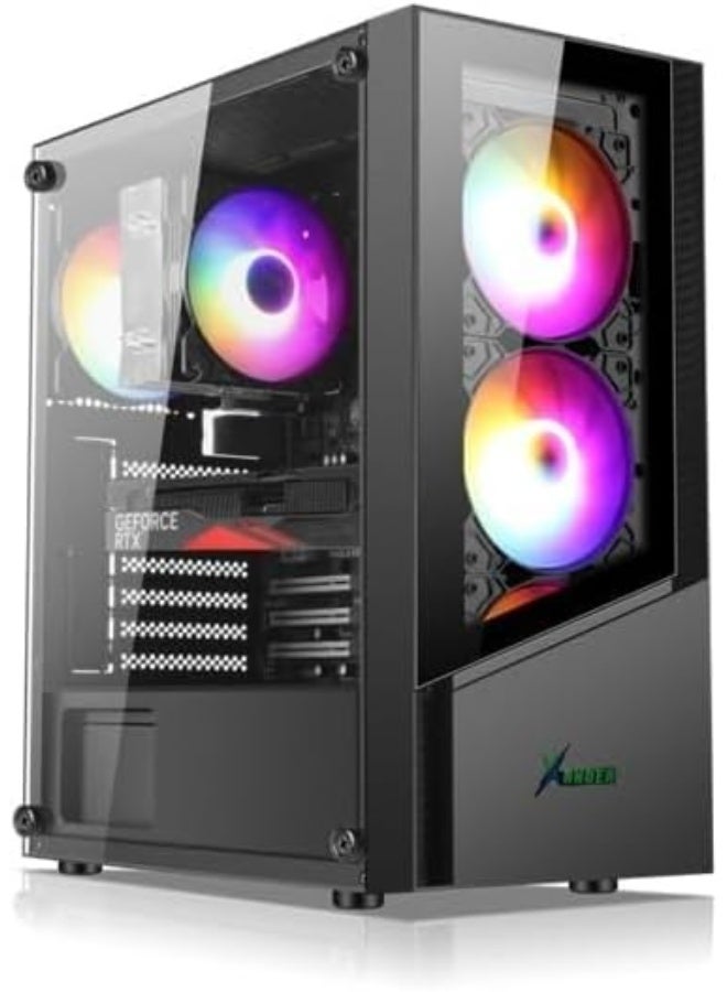 كمبيوتر ألعاب بمعالج Core i5 (الجيل السابع) | بطاقة رسوميات GTX 1050Ti (سعة 4 جيجابايت) | ذاكرة عشوائية 32 جيجابايت | قرص تخزين SSD سعة 500 جيجابايت | نظام تشغيل Windows 10/11 | تقنية WiFi 6 | خيار مثالي للألعاب ومحطات العمل - Image 2