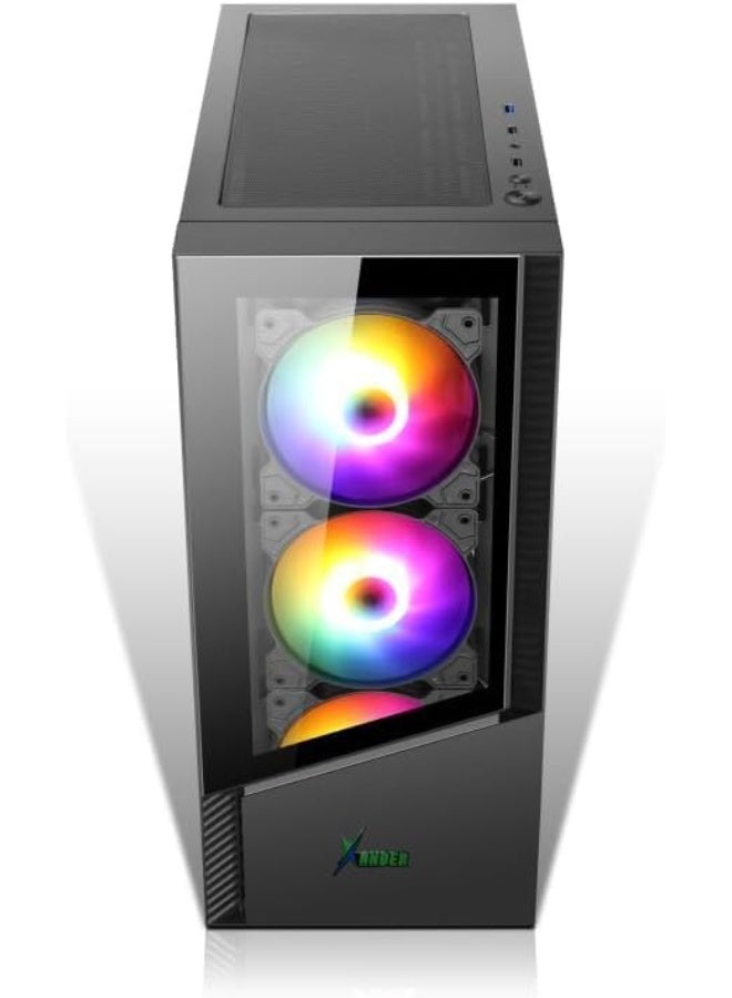 كمبيوتر ألعاب بمعالج Core i5 (الجيل السابع) | بطاقة رسوميات GTX 1050Ti (سعة 4 جيجابايت) | ذاكرة عشوائية 32 جيجابايت | قرص تخزين SSD سعة 500 جيجابايت | نظام تشغيل Windows 10/11 | تقنية WiFi 6 | خيار مثالي للألعاب ومحطات العمل - Image 4