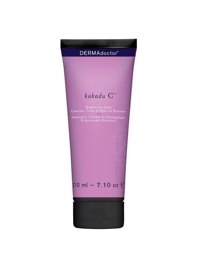 ديرما دكتور منظف وتونر ومزيل مكياج كاكادو بفيتامين سي 210 مل - Image 1