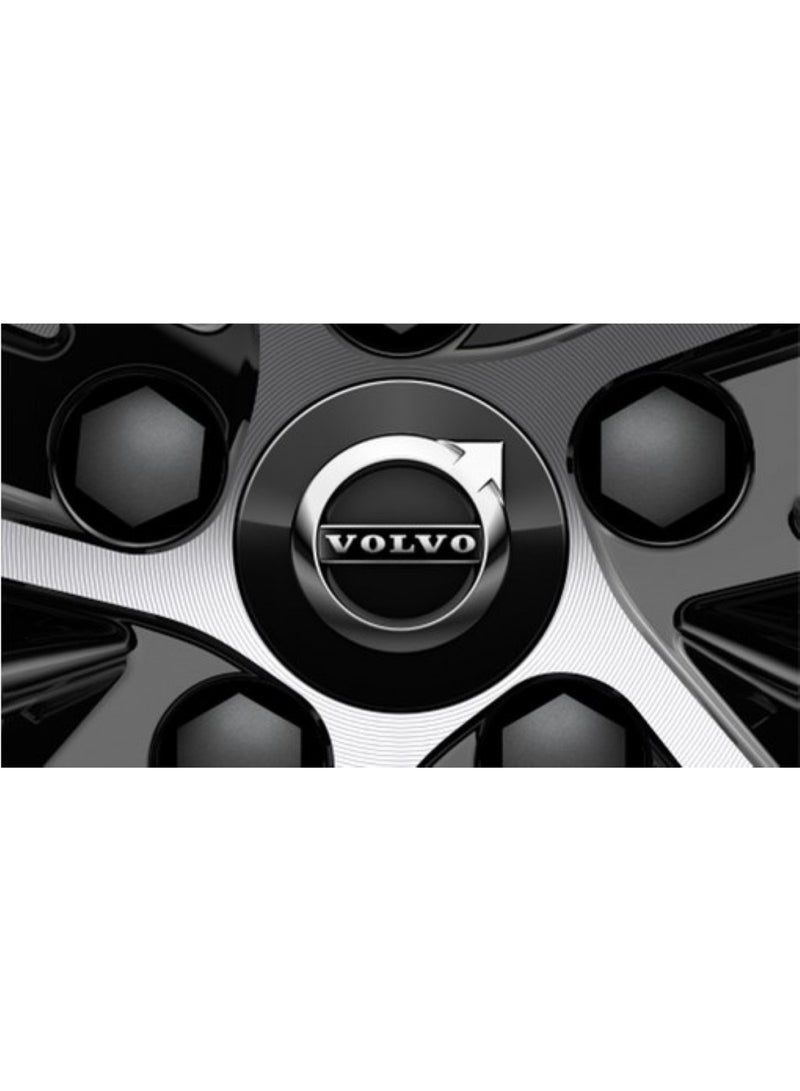 Volvo طقم أغطية جنوط فولفو أسود - Image 1