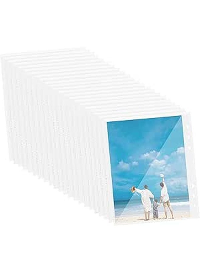 50 Pack Non Glare Page Protectors High Transparency Sheets For Binder Photo Storage - Image 1