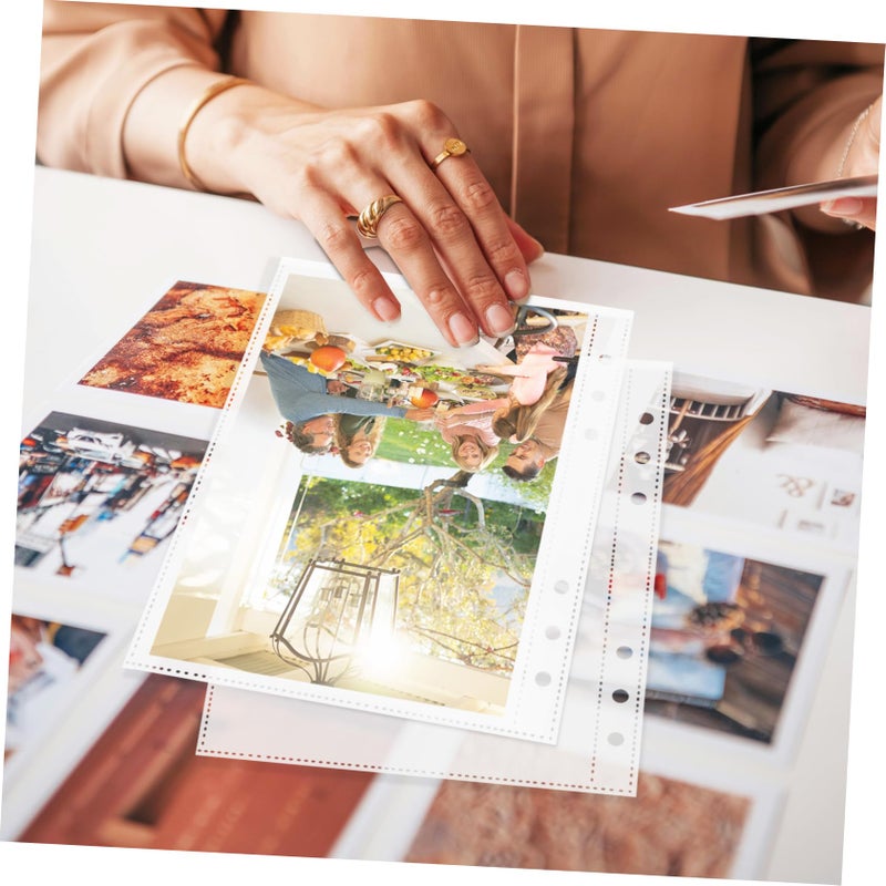 50 Pack Non Glare Page Protectors High Transparency Sheets For Binder Photo Storage - Image 5