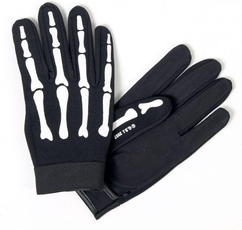 Hot Leathers Skeleton Mechanic Gloves - Image 3
