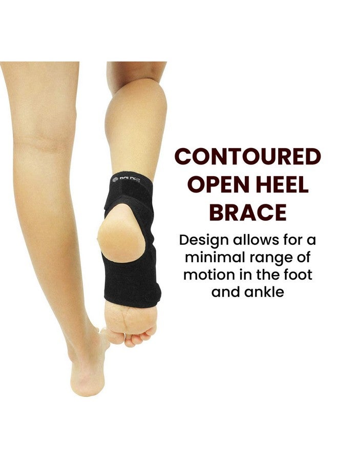 Boldfit Premium Ankle Support Compression Brace For Injuries, Ankle Protection Guard Helpful In Pain Relief And Recovery. Ankle Band For Men & Women Neoprene Black - 1Pcs, Free Size
