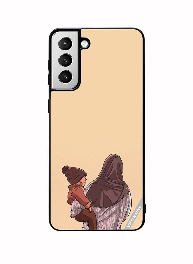 VR CREATIVE Protective Case Cover For Samsung Galaxy S22 Plus 5G Me And Mom Design Multicolour - Image 1