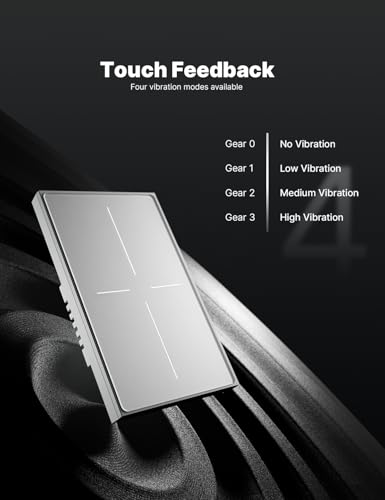 MOES Full Touch Smart Switch, SF(Star Feather 2026 Version) Wall Light Switch, Neutral Wire Required, Anti-Glare Panel, 2.4GHz WiFi Work with Smart Life/Tuya App, Alexa and Google Home White 3 Gang - Image 4