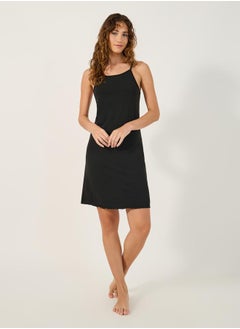 Styli Strappy Lace Detail Slip Dress  - Image 2