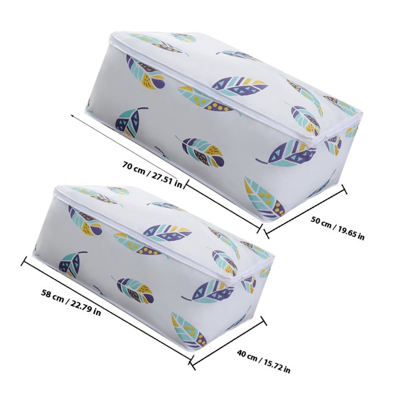 4pcs Multipurpose Quilt Bag Clothes Storage Bag Closet Quilt Organizer Bag Quilt Storage Bag - Image 2