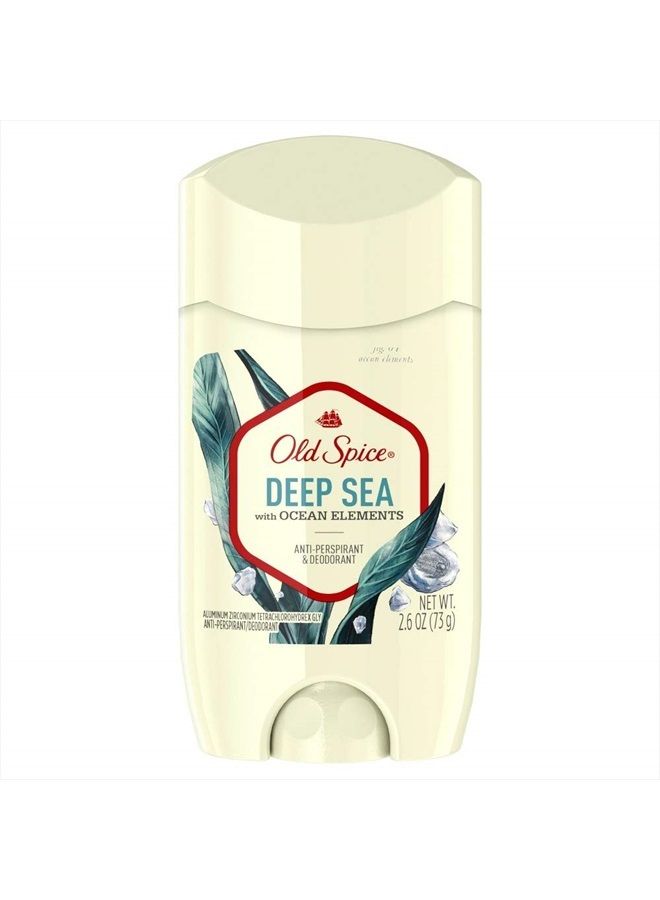 Old Spice Fresher Collection Deep Sea Invisible Solid Deodorant (Pack of 4) - Image 1