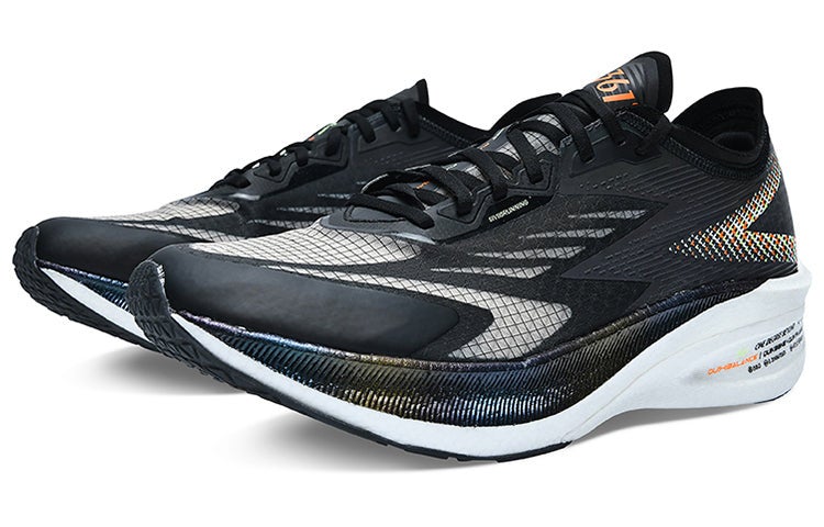 361 Degrees x Qu!k Foam Flying Flame PB Running Shoes 'Black' - Image 2