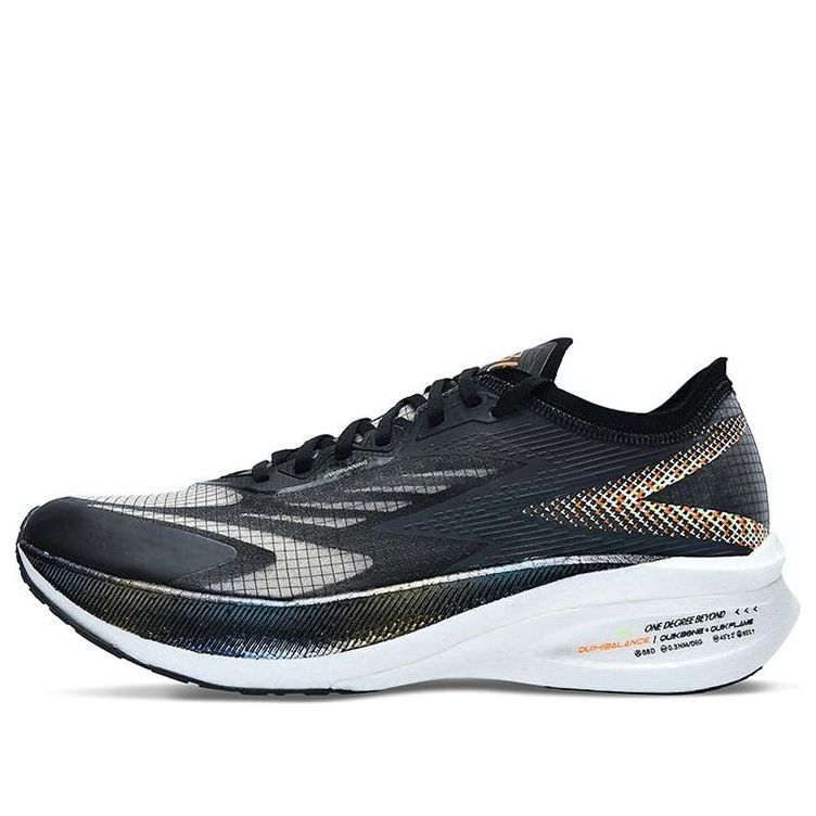 361 Degrees x Qu!k Foam Flying Flame PB Running Shoes 'Black' - Image 1