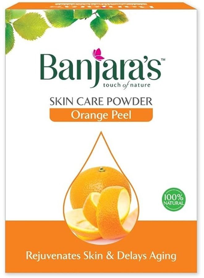 Banjara's Orange Peel Skin Care Powder 100 % Natural Rejuvenate Skin - 100 g 