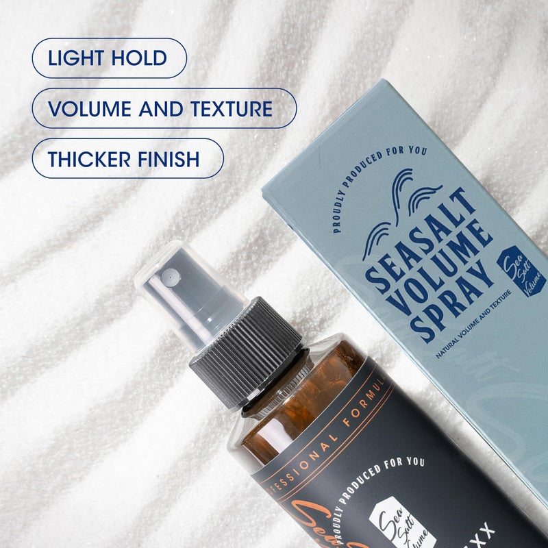 Hairplexx بخاخ شعر بحجم ملح البحر للرجال والنساء، مظهر شعر طبيعي كثيف وممتلئ مع لمسة نهائية غير لامعة وثبات طبيعي، خالي من البارابين - 2x 6.76 أونصة سائلة (عبوة من 2) - Image 3