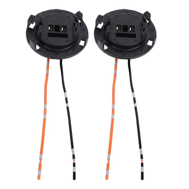 H7 Headlight Bulb Socket Adapter 2-Pack DC 12-24V Automotive ABS - H7 Bulb Socket Holder Retainer for Tucson 2016-2020 Sedona 2015-2020 Mistra 2014-2020 - Image 1