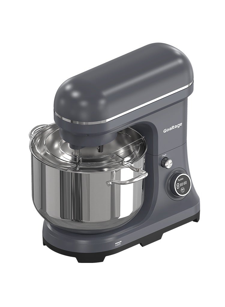 Goaltage Goaltage MIX01 Stand Mixer, 10L Capacity, 2000W, 8-Speed Modes, Digital Screen  - Image 4