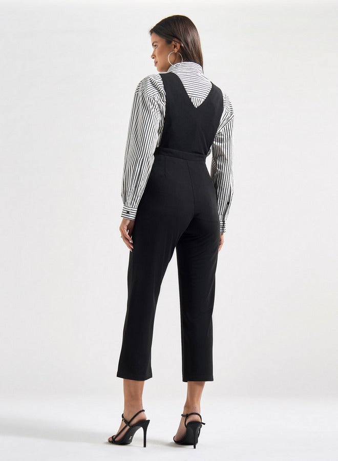 Splash FAV Jumpsuit with V-neck and Pockets - Image 3