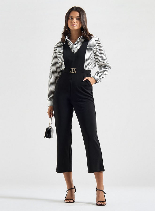 Splash FAV Jumpsuit with V-neck and Pockets - Image 2