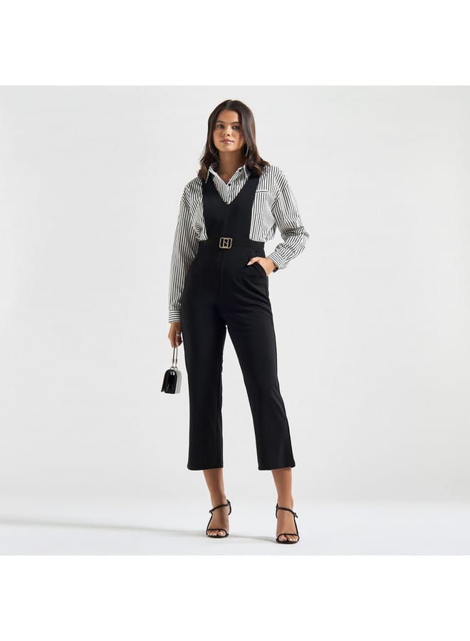 Splash FAV Jumpsuit with V-neck and Pockets - Image 2
