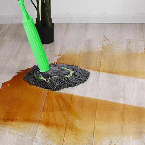 RAYMOX 2-in-1 Self-Wringing Dehydrated Floor Mop – 360° Rotatable Adjustable Microfiber Mop for Wet and Dry Cleaning, Ideal for Bathroom, Office, Home, and Outdoor Use - Image 2