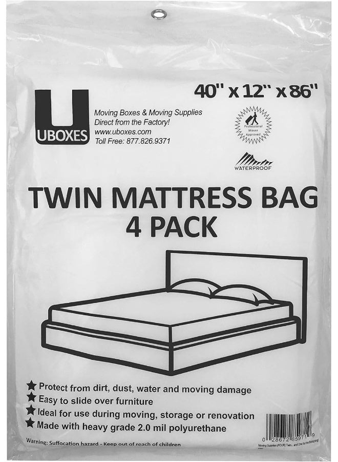 UBoxes Twin Mattress Moving Covers 4 Pack - Image 5