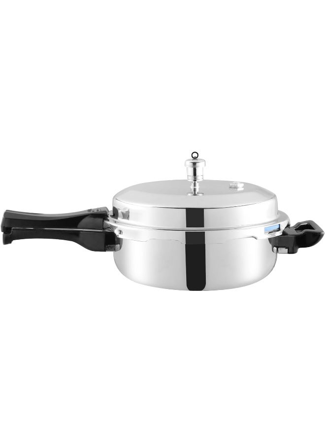 Vinod Platinum Triply Stainless Steel Pressure Cooker with Induction Base - 4.5 Litre | Senior Pressure Cooker | Induction Base - ISI certified, Silver - Image 4