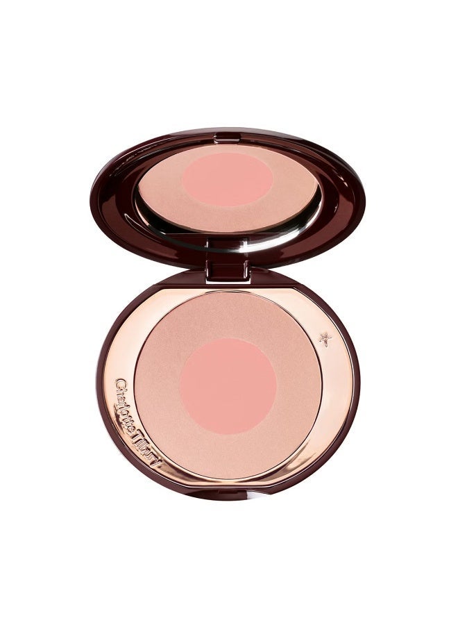 شارلوت تلبوري Cheek To Chic Blush Two Tone Powder Blusher With Blendable Creamy Formula For Sculpted And Radiant Cheeks Shade First Love