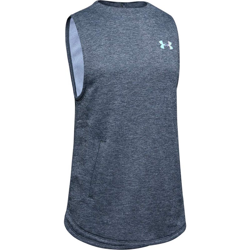 Under Armour Girls' UA Infinity Sleeveless Layer Youth X-Small Gray - Image 3