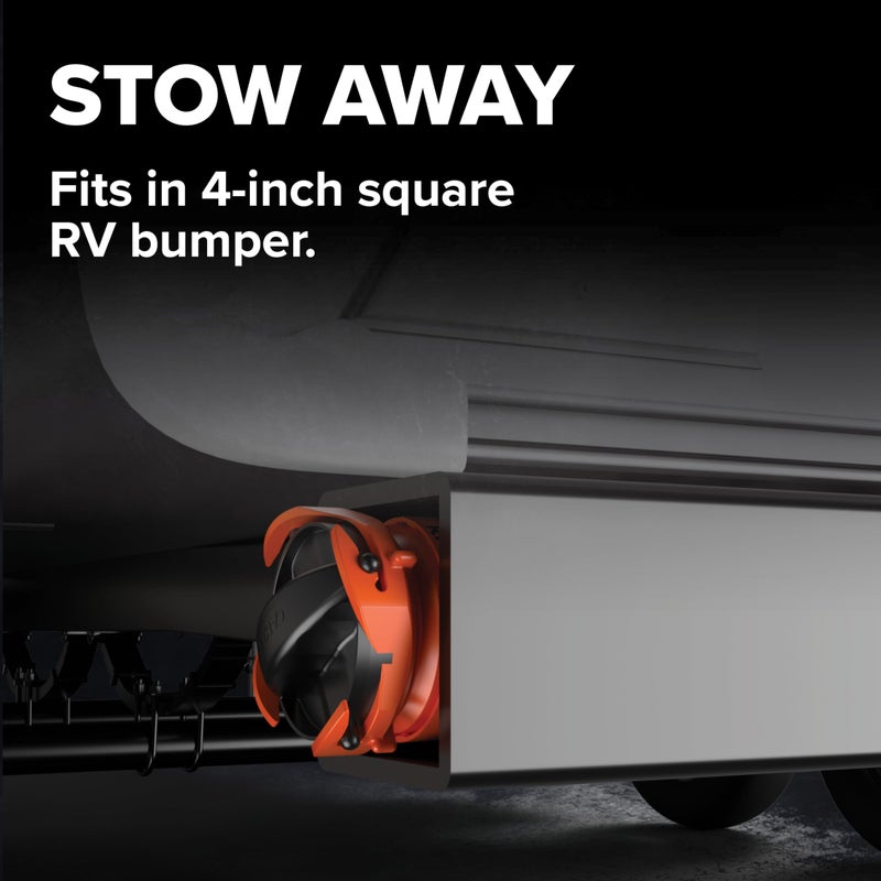 Camco RhinoEXTREME 20' RV Sewer Hose Kit â€“ Premium Sewer Kit â€” Pre-Assembled & Ready-to-Use â€” Includes 4-in-1 Dump Station Adapter & Storage Caps â€” Crush & Abrasion Resistant (21012) - Image 5