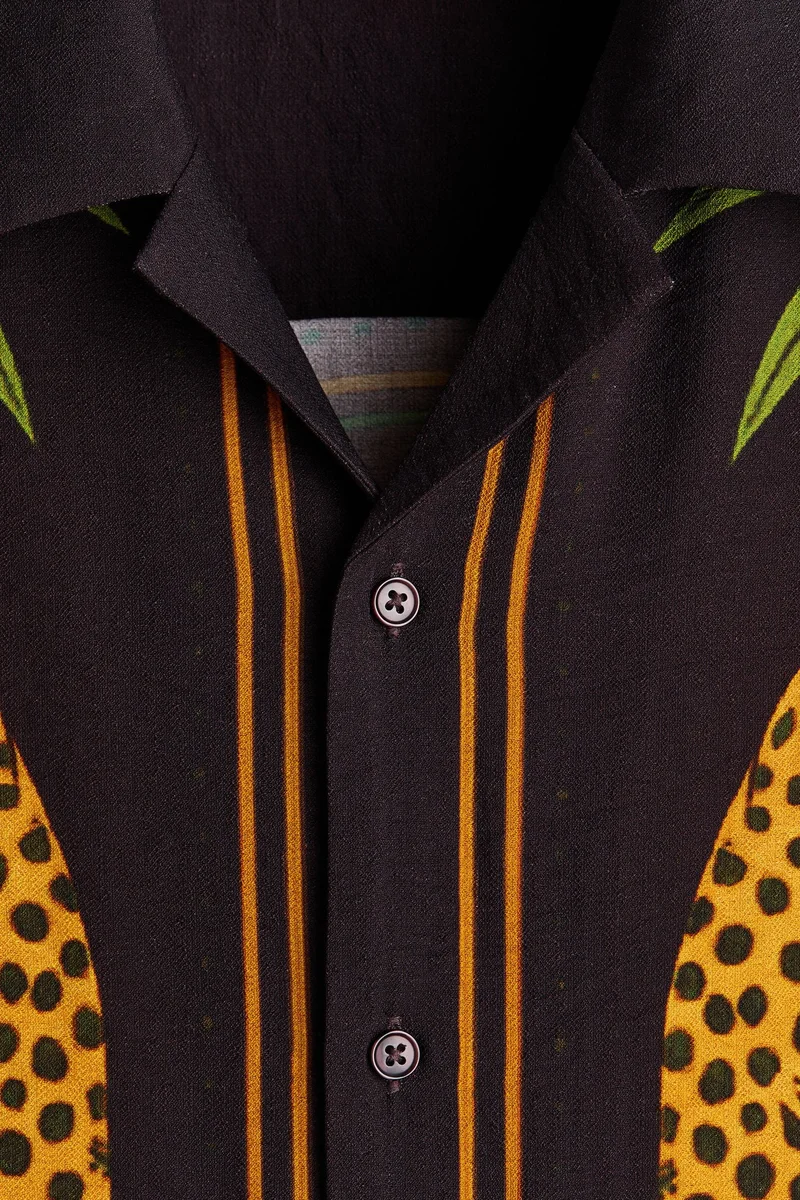 H&M  Relaxed Fit Printed resort shirt for Men | Best Price UAE