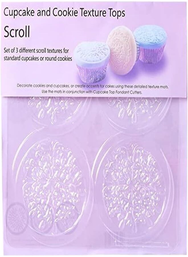 Generic - Rustomart Scroll Cupcake and Cookie Texture Tops, Made in China Transparent - Image 1