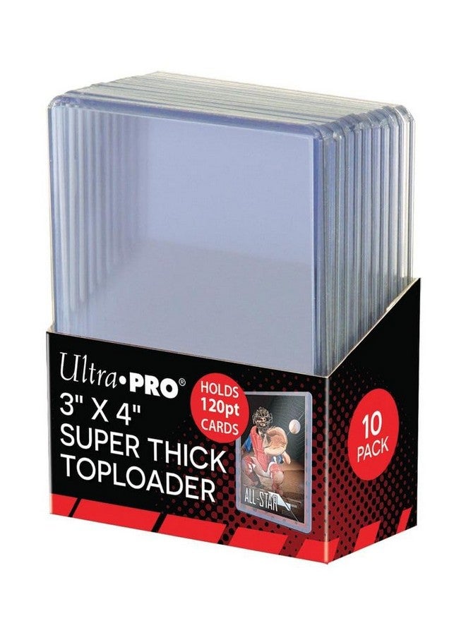 Ultra Pro Toploader Top Loader 3"X4" 120Pt. (10Ct)