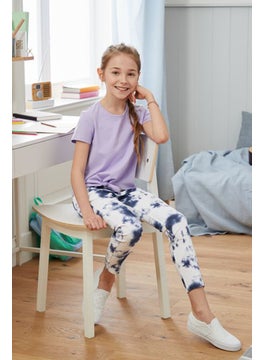 Tchibo Kids Girl Regular Fit Stretchable Jeans, White  - Image 1