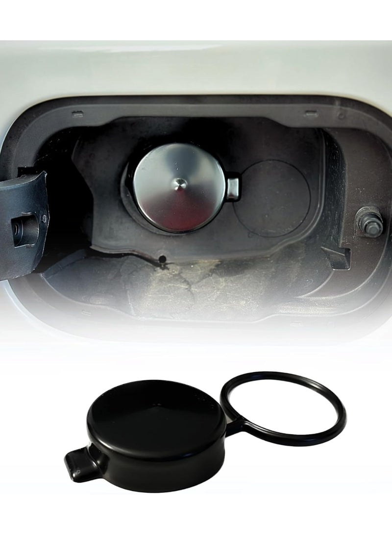 Tethered 2.375inch ID, Capless Gas Cap Dirt, Water & Dust Cover Compatible With GMC, Chevrolet, Buick & Cadillac Capless Gas Cap Fuel Filler Nozzle Cover - Image 1